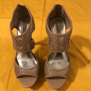 Sexy Perforated Platform Sandals